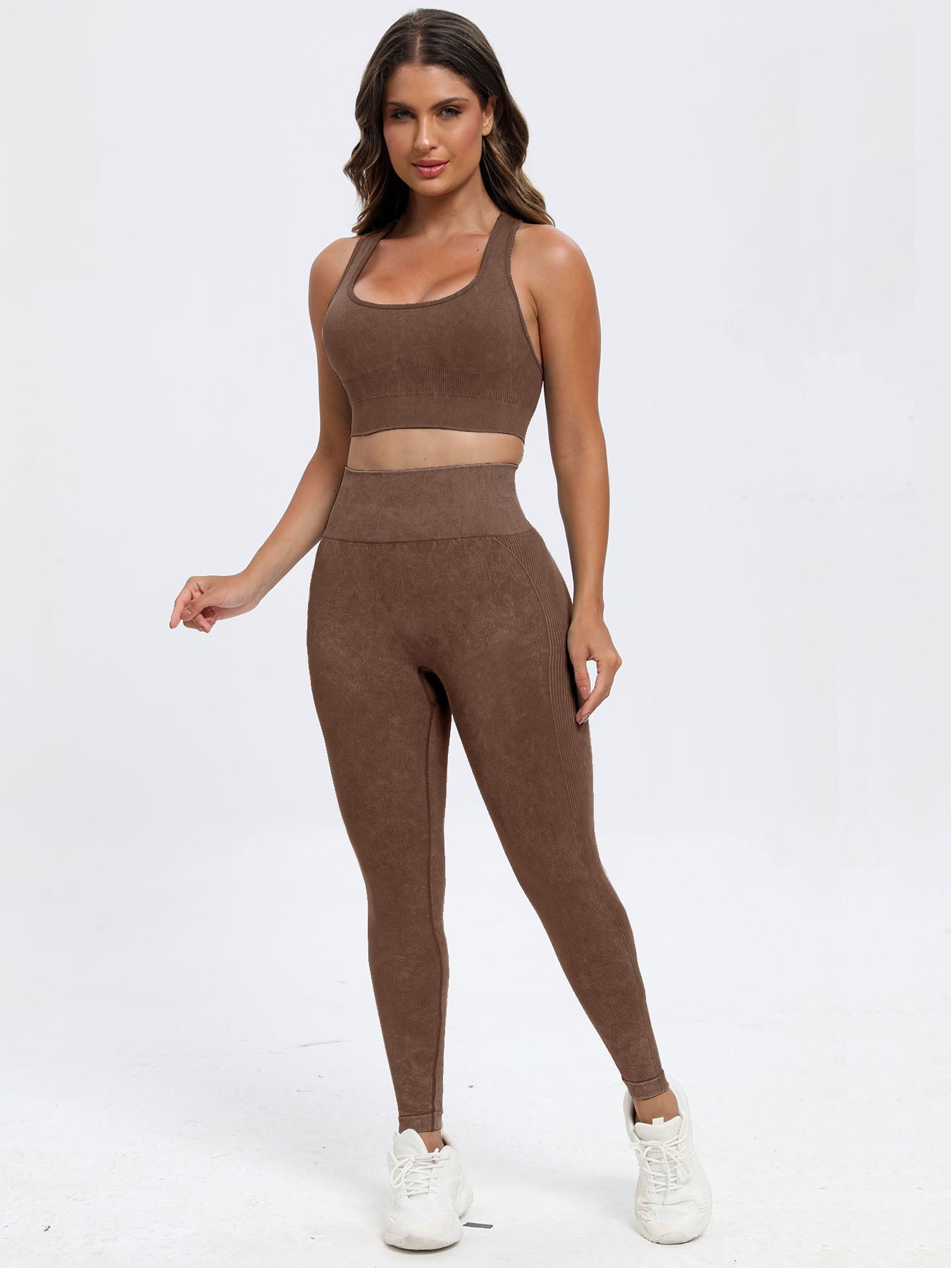 Scoop Neck Wide Strap Top & Pants Active Set