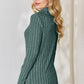 Basic Bae Full Size Ribbed Mock Neck Long Sleeve T-Shirt