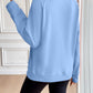 Ivy Lane Half Zip Raglan Sleeve Sweatshirt