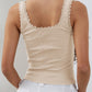 Lace Detail Square Neck Tank