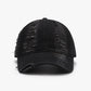 Distressed Adjustable Cotton Baseball Cap