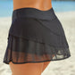 Full Size Layered Swim Skirt