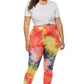 Plus Size Tie Dye Legging