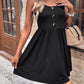 Scoop Neck Wide Strap Mini Tank Dress