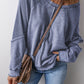 Round Neck Long Sleeve Sweatshirt