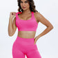 Scoop Neck Wide Strap Top & Shorts Active Set