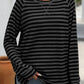 Striped Round Neck Long Sleeve T-Shirt