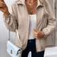 Pocketed Zip Up Long Sleeve Jacket