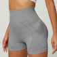 High Waist Active Shorts