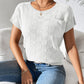 Round Neck Short Sleeve Knit Top