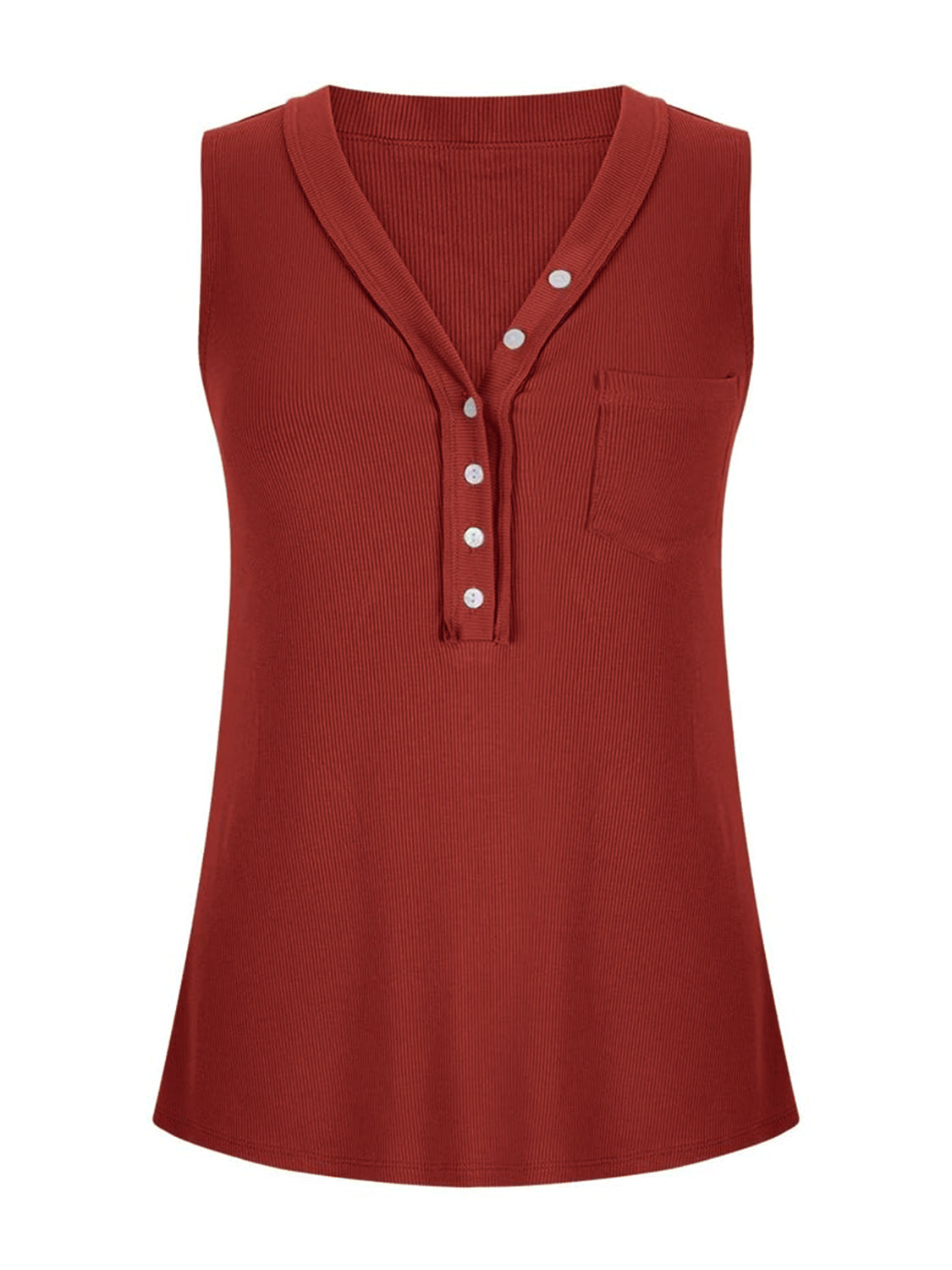 V-Neck Wide Strap Tank