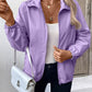 Pocketed Zip Up Long Sleeve Jacket