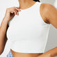 Round Neck Cropped Tank