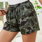 Printed Elastic Waist Shorts