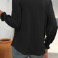 Square Neck Long Sleeve Top