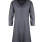 Full Size V-Neck Half Sleeve Dress