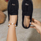 Round Toe Flat Slip-Ons