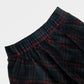 Plaid Elastic Waist Midi Skirt