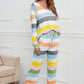 Striped Pajama/Lounge Set