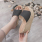 PU Leather Open Toe Sandals