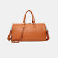 Zenana PU Leather Weekender Travel Duffle Bag