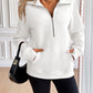 Ivy Lane Half Zip Raglan Sleeve Sweatshirt