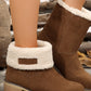 Thermal Fuzzy Block Heel Boots