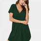 V-Neck Short Sleeve Lounge Dress