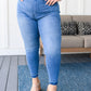 Amanda High Rise Pull on Release Hem Skinny Jeans