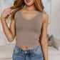 Carefree Seamless Reversible Tank in Light Mocha