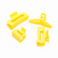 Claw Clip Set of 4 in Lemon