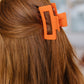 Claw Clip Set of 4 in Orange