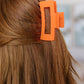 Claw Clip Set of 4 in Orange