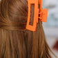 Claw Clip Set of 4 in Orange