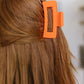 Claw Clip Set of 4 in Orange