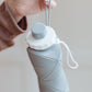 Collapsing Silicone Water Bottle in Diamond Gray