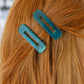 Double Trouble 2 Pack Hair Clip in Sea Blue