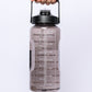 Elevated Water Tracking Bottle in Black