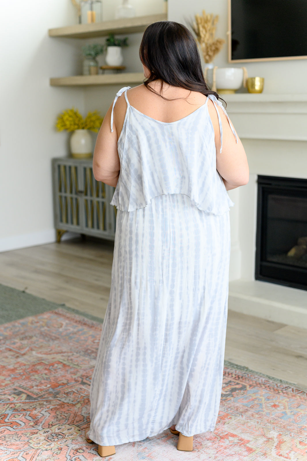 No More Gray Skies Maxi Dress