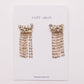 Rhinestone Fringe Earrings