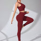 Scoop Neck Wide Strap Top & Pants Active Set