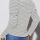 Striped Round Neck Long Sleeve T-Shirt