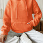 Textured Drawstring Drop Shoulder Hoodie