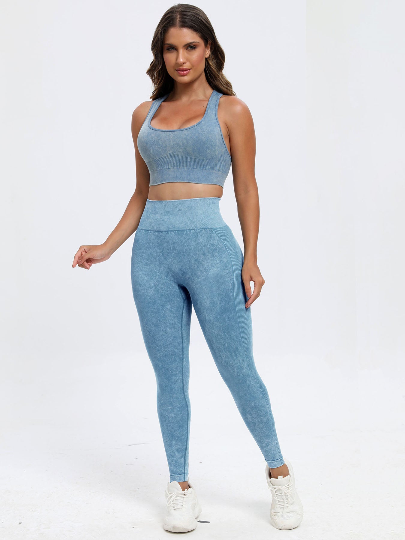 Scoop Neck Wide Strap Top & Pants Active Set