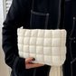 Zenana Quilted Puffy Pouch Clutch Bag