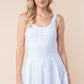 White Birch Sleeveless Performance Knit Swim Dress