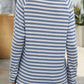 Striped Round Neck Long Sleeve T-Shirt