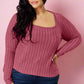 Basic Bae Full Size Ribbed Long Sleeve T-Shirt