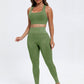 Scoop Neck Wide Strap Top & Pants Active Set