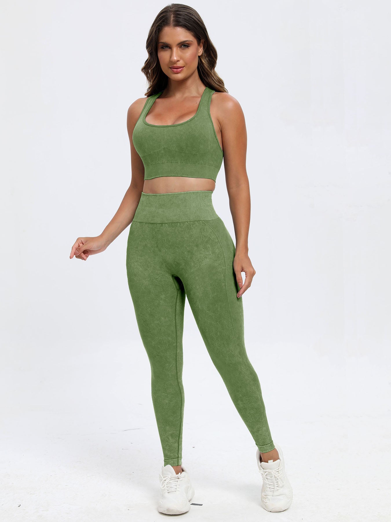 Scoop Neck Wide Strap Top & Pants Active Set